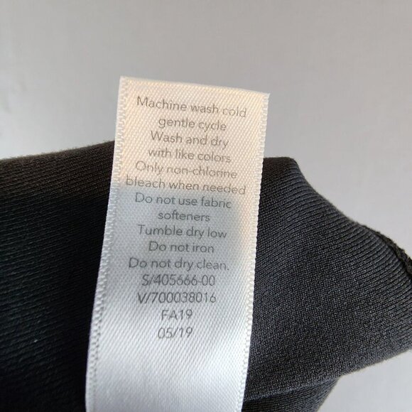 Athleta Leggings Womens Sm Black Excursion Hybrid Ribbed Pockets Classic Workout - Picture 7 of 11